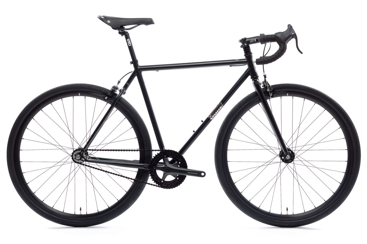 Bicicleta urbana State 4130 Chromoly V3, Black Mirror - 1 velocidad 1