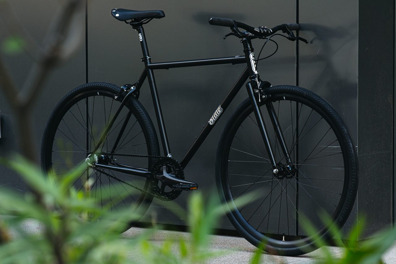 Bicicleta urbana State 4130 Chromoly V3, Black Mirror - 1 velocidad 14