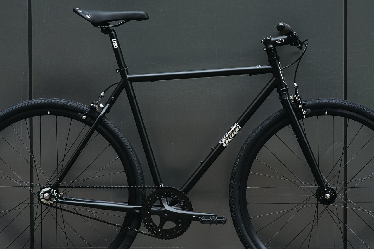 Bicicleta urbana State 4130 Chromoly V3, Black Mirror - 1 velocidad 18