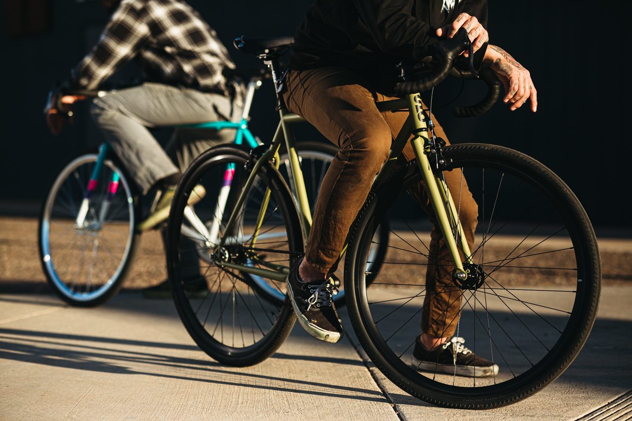 Bicicleta urbana State 4130 Chromoly V3, Matte Olive- 1 velocidad 5