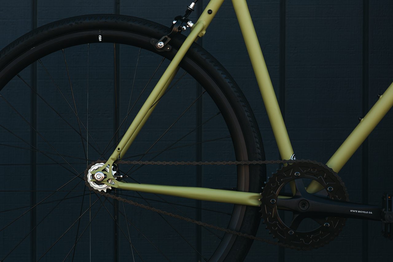 Bicicleta urbana State 4130 Chromoly V3, Matte Olive- 1 velocidad 12