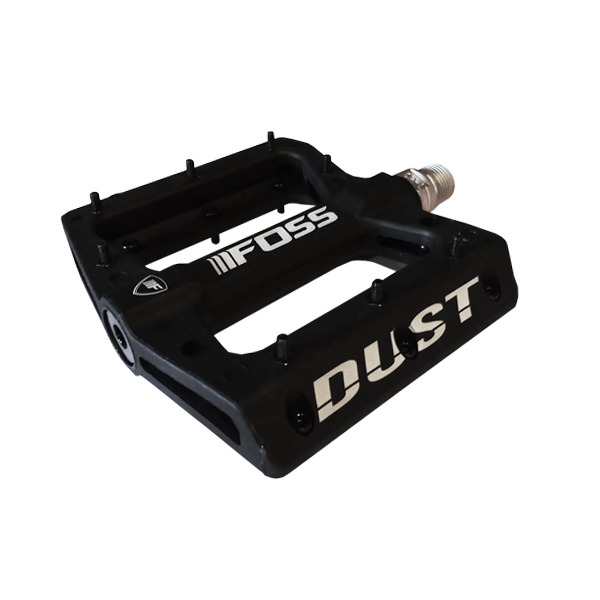 Pedales FOSS Dust Termoplástico - Negro 1
