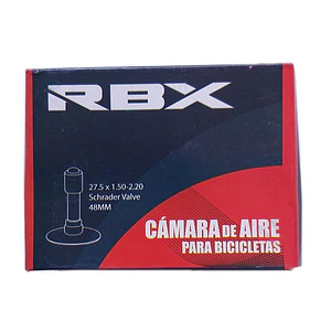 Cámara para bicicletas aro 27,5 x 1.50/2.20 Butyl, con válvula de auto (Schrader) 48MM