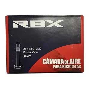Cámara para bicicleta aro 26 x 1.50/2.20 con válvula francesa de 48mm