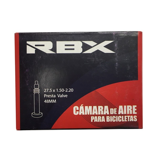 Cámara para bicicletas aro 27,5 x 1.50/2.20 con válvula francesa de 48MM 1