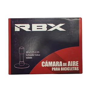 Cámara para bicicleta aro 29 x 1.75/2.35 con válvula de auto (Schrader) 48mm