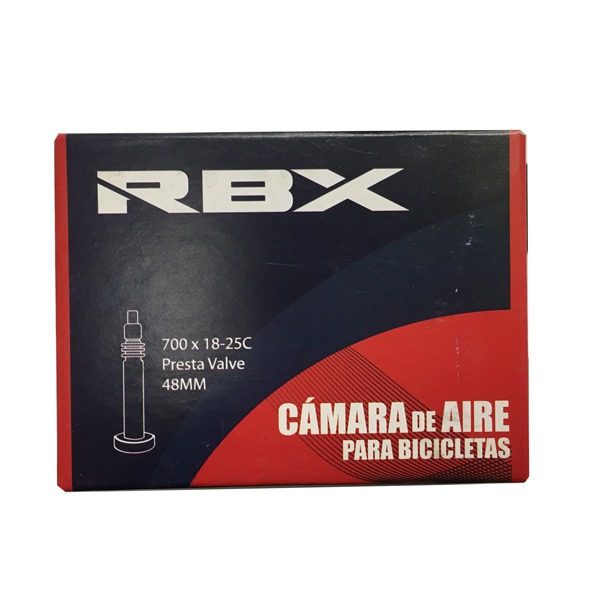 Cámara para bicicleta aro 700 x 18/25C con válvula francesa de 80MM 1