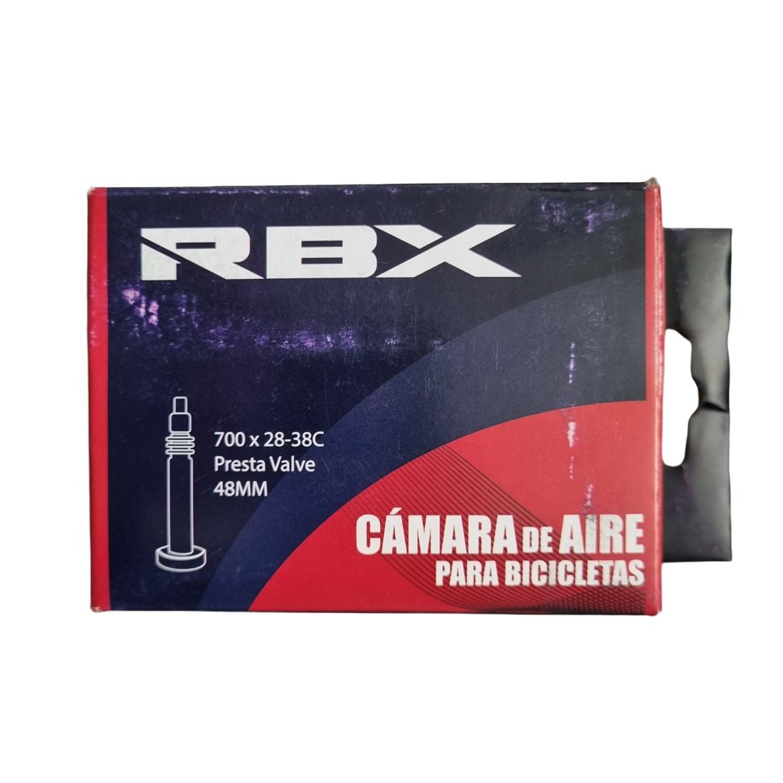 Cámara para bicicleta aro 700 x 28/38C con válvula francesa 48MM 1
