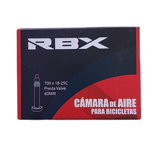 Cámara para bicicletas aro 700 x 18/25C con válvula francesa 60MM