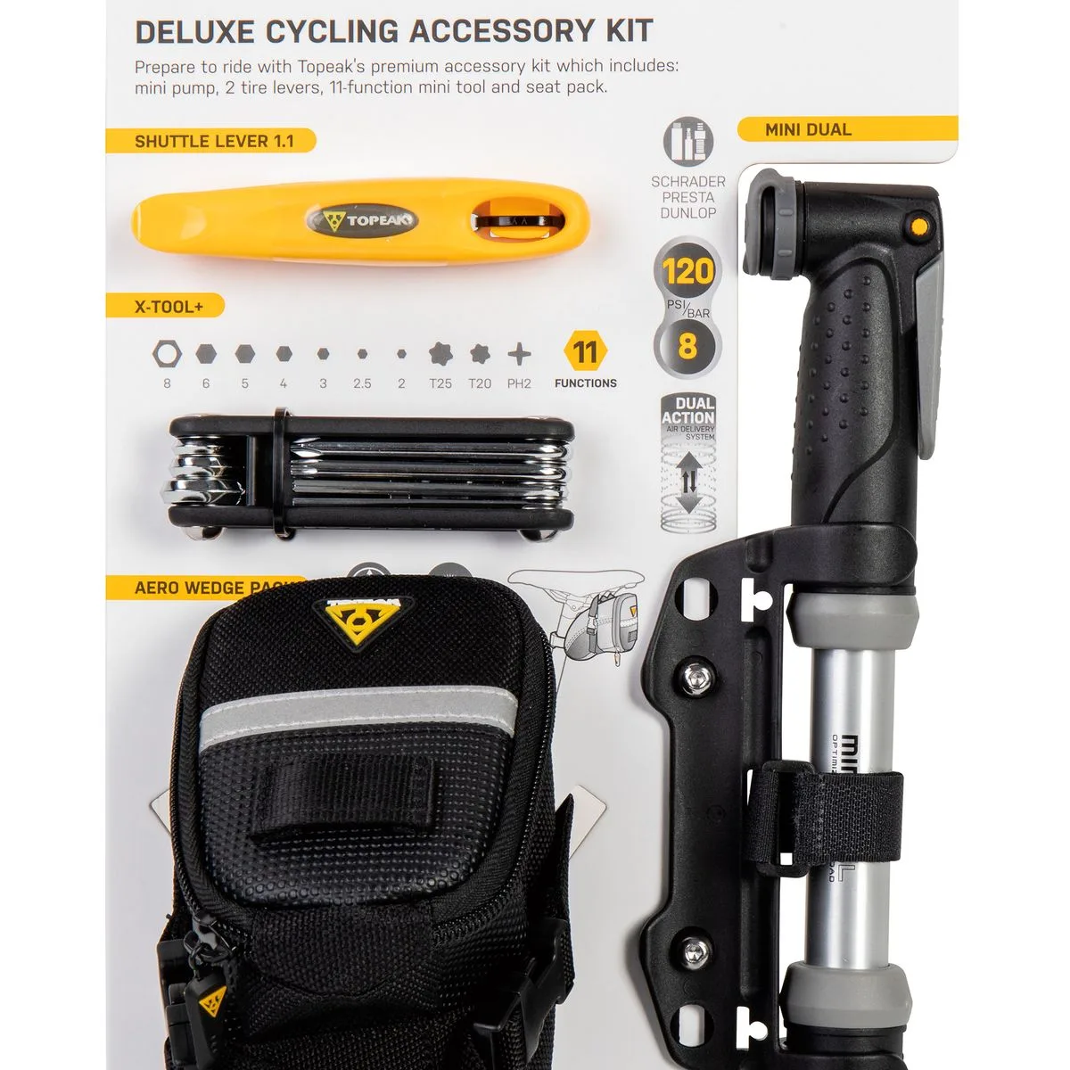 Kit de Herramientas para Bicicleta Topeak - 4 Piezas 3