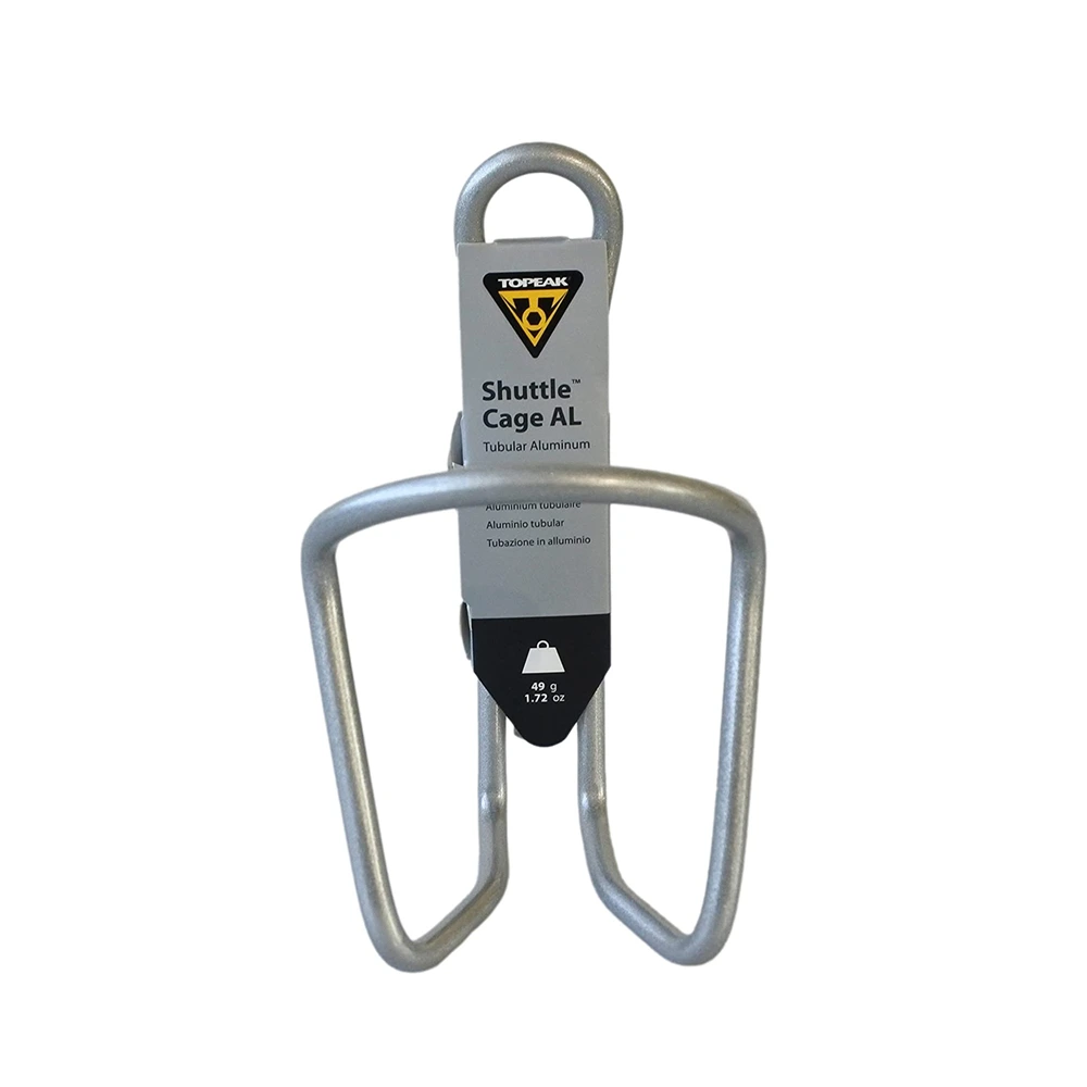 Porta Botella Topeak Shuttle Cage Aluminio Plata 2