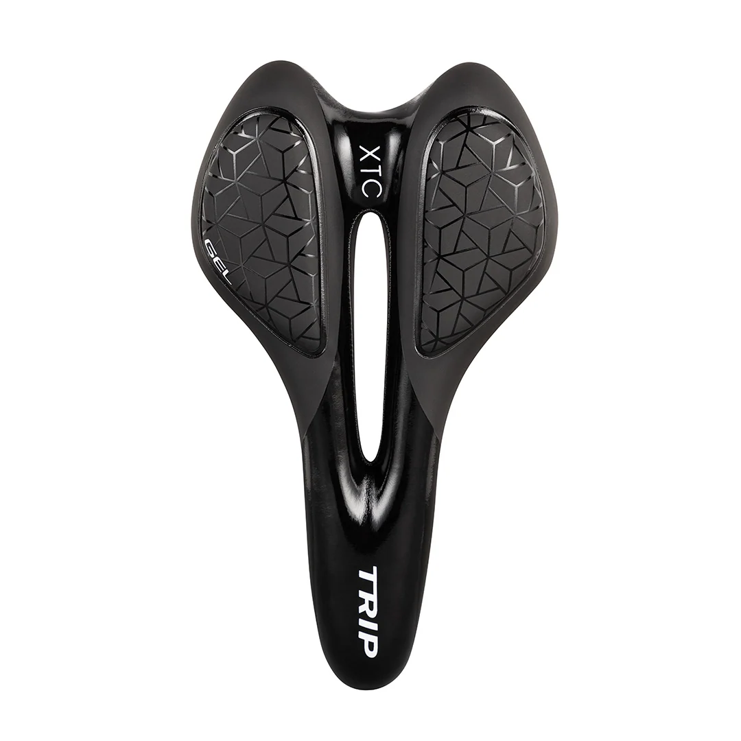 Asiento para Bicicleta Trip XTC Gel Negro Antiprostático- 275x165 mm 2