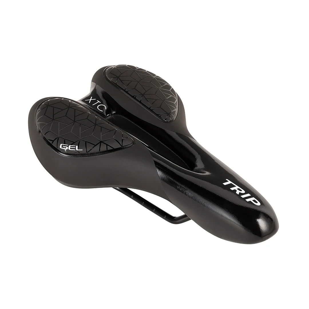 Asiento para Bicicleta Trip XTC Gel Negro Antiprostático- 275x165 mm 1