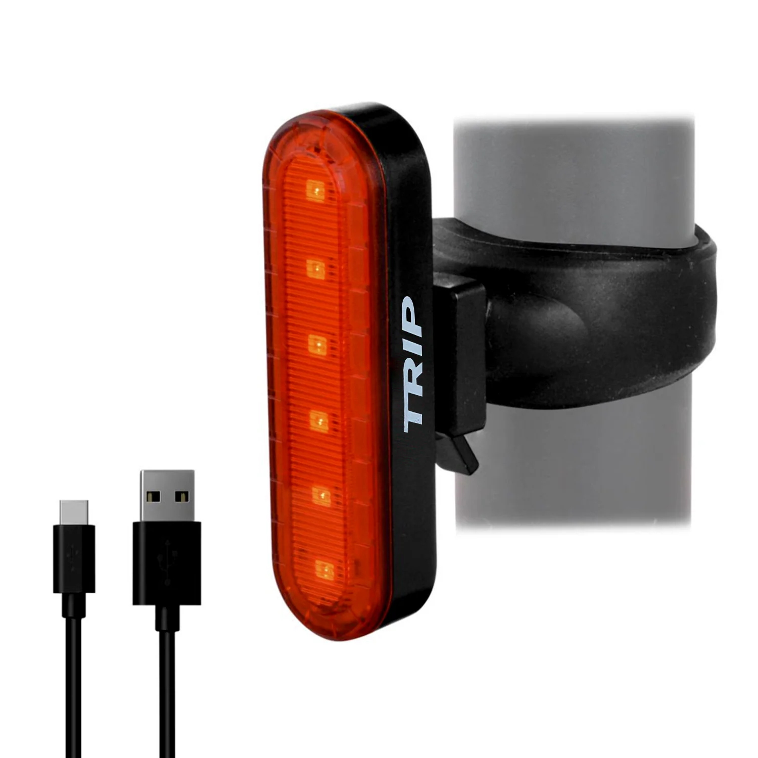 Luz Trasera para Bicicleta Trip Sonic USB-C 15 Lúmenes 1