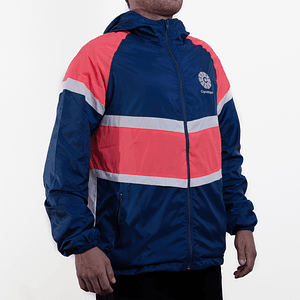 Cortaviento unisex Copenhague - Azul, fucsia