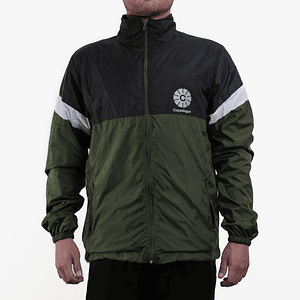 Cortaviento unisex Copenhague - Verde, negro