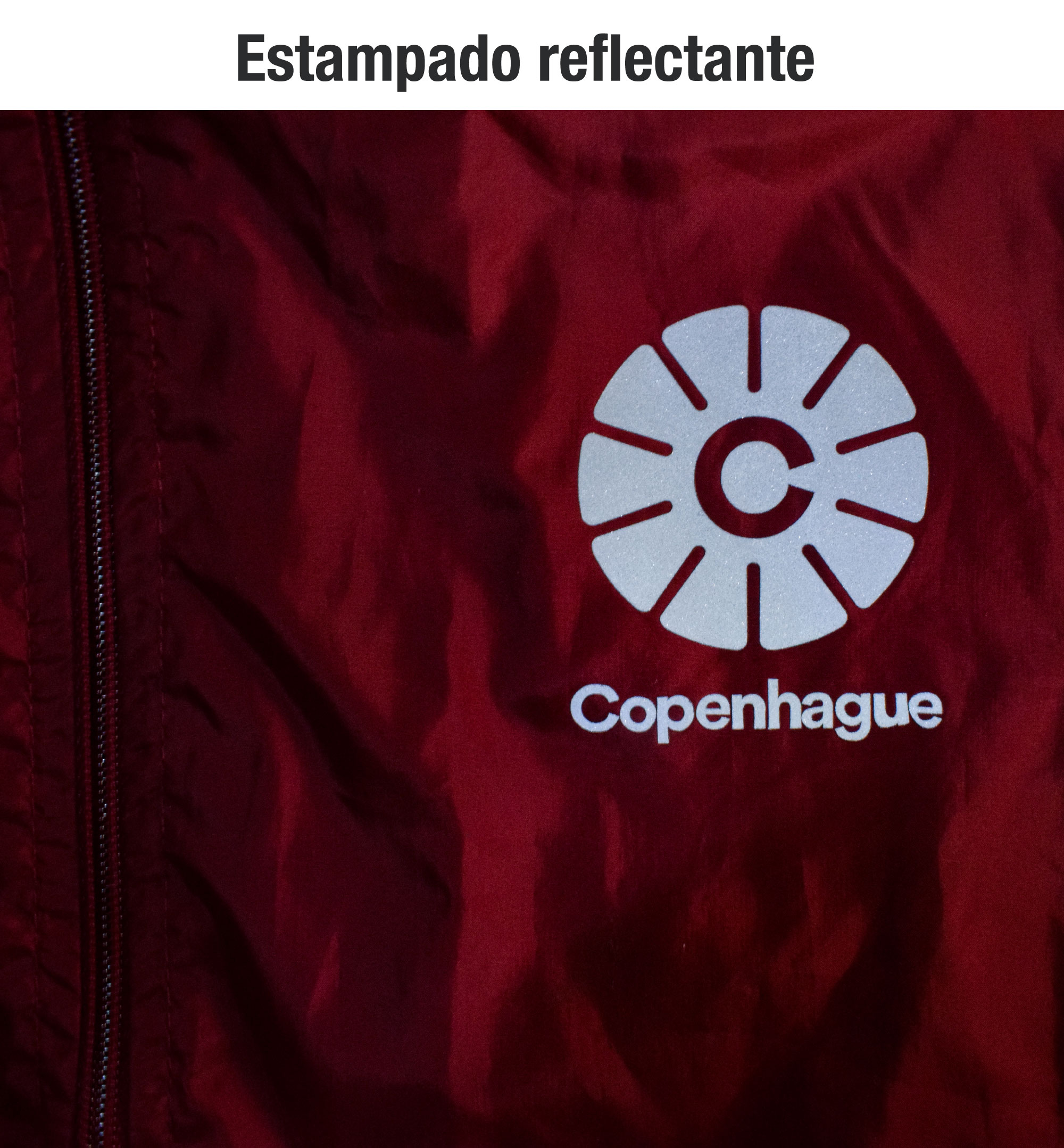 Cortaviento mujer Copenhague - Rojo 6