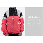 Cortaviento mujer Copenhague - Fucsia, negro 5