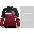 Cortaviento mujer Copenhague - Rojo, negro 5