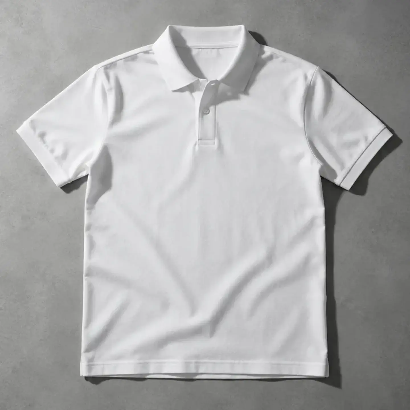 Polo urbano blanco de algodón 1