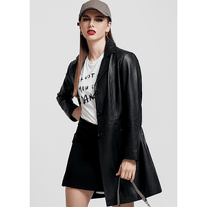 SACO LARGO DE ESTILO CLASICO