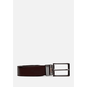 CORREA REVERSIBLE DE CUERO LISO