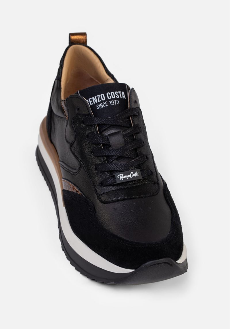 SNEAKERS BLACK & CROCO 4