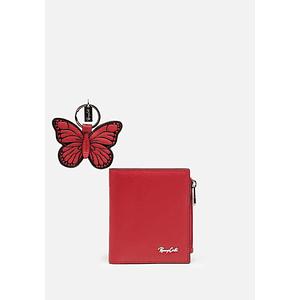 SET BILLETERA Y LLAVERO BUTTERFLY