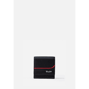 MONEDERO CASUAL CON LINEA DE COLOR EN CONTRASTE