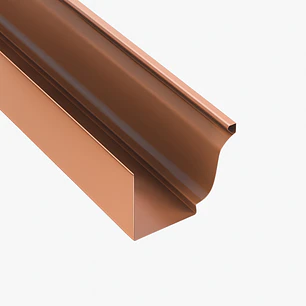 K Style Copper Gutter