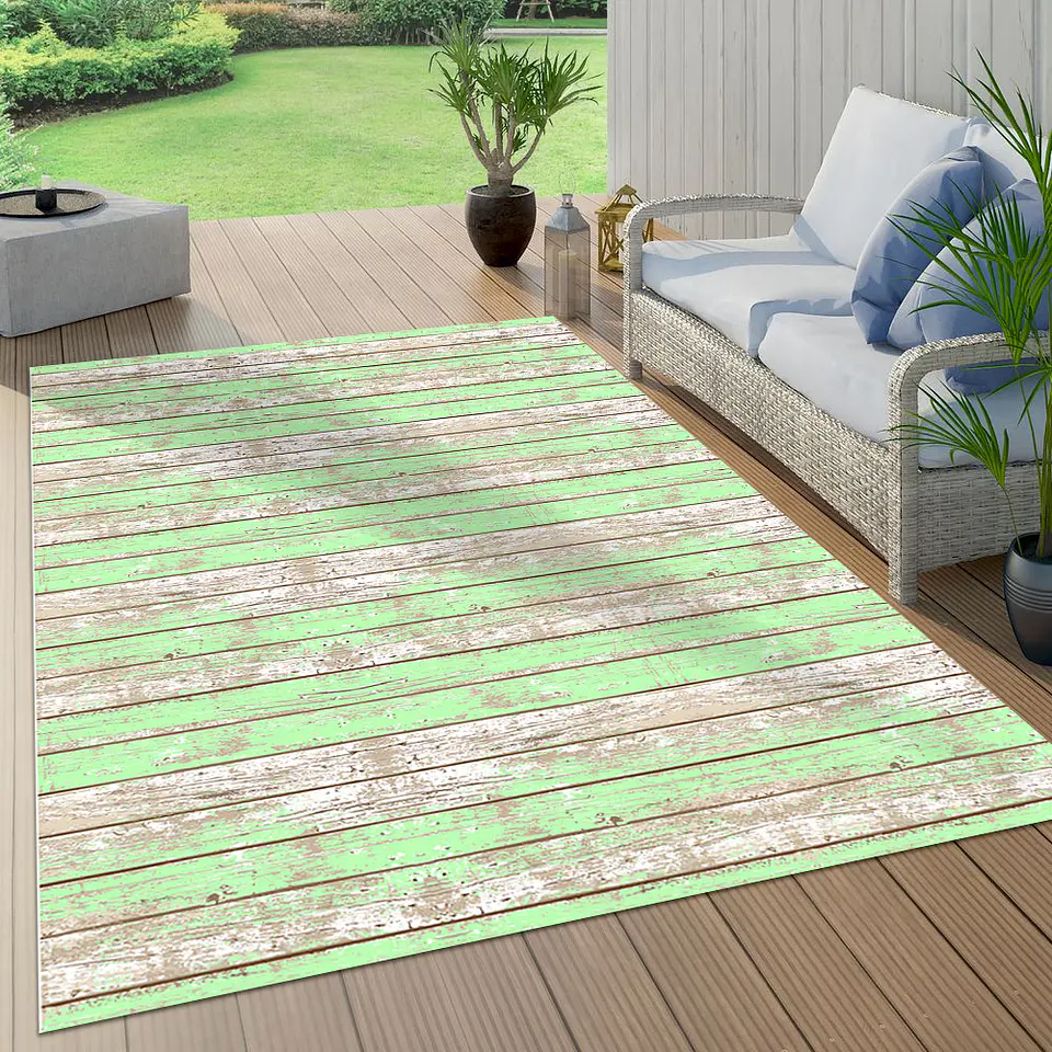Madera Vintage Verde 8