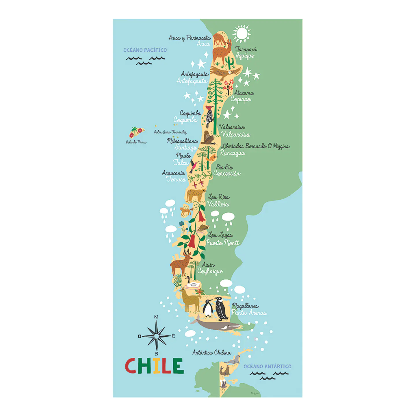 Mapa Chile 1