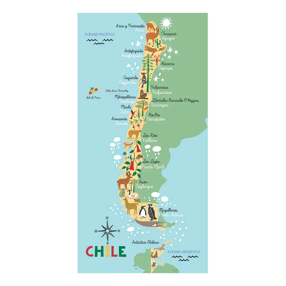 Mapa Chile 1