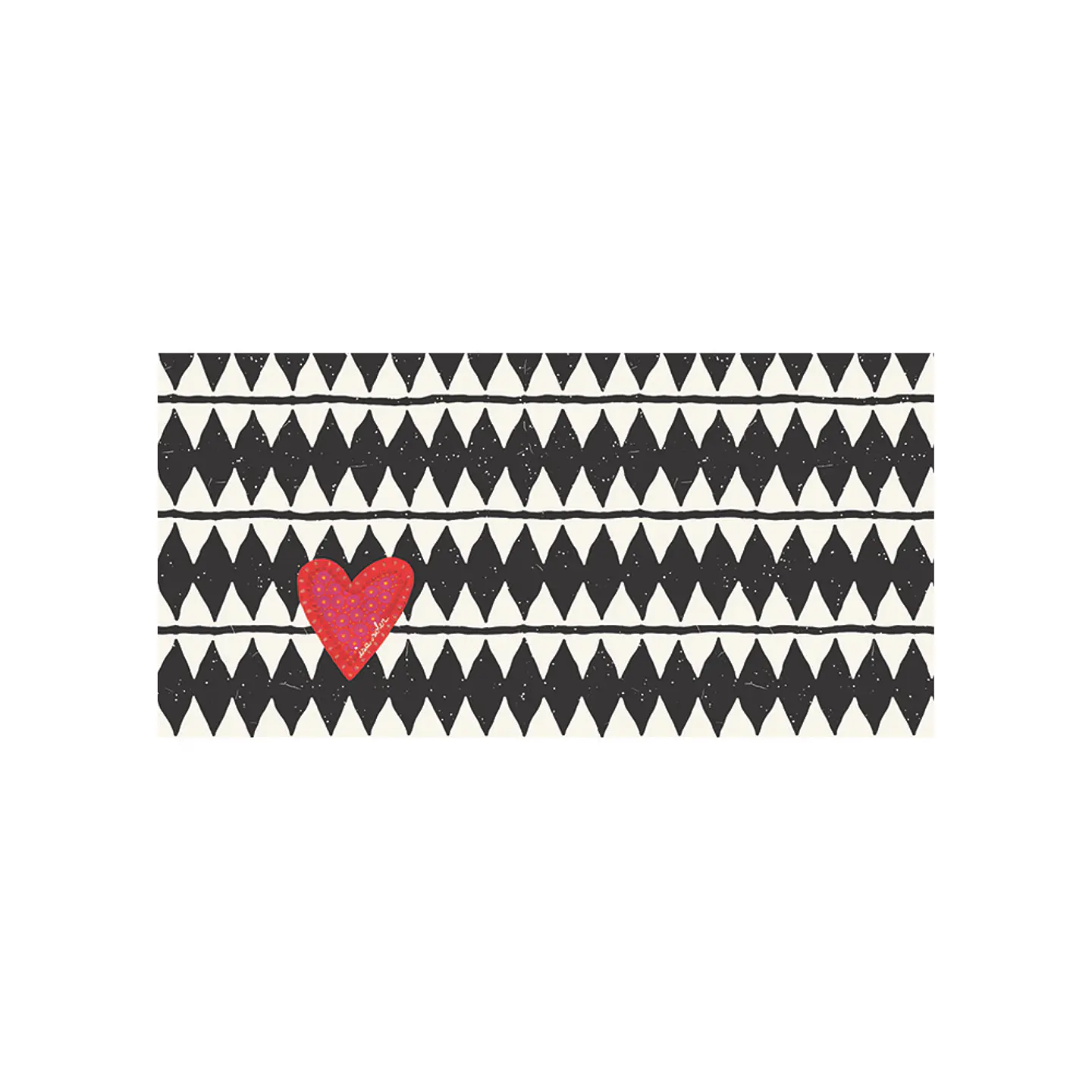 Rombo Corazón Red 70 x 140 cm 1