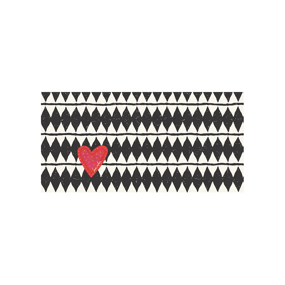 Rombo Corazón Red 70 x 140 cm 1