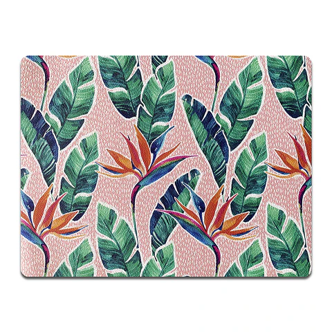 Set 8 Individuales Ave del Paraíso Rectangular