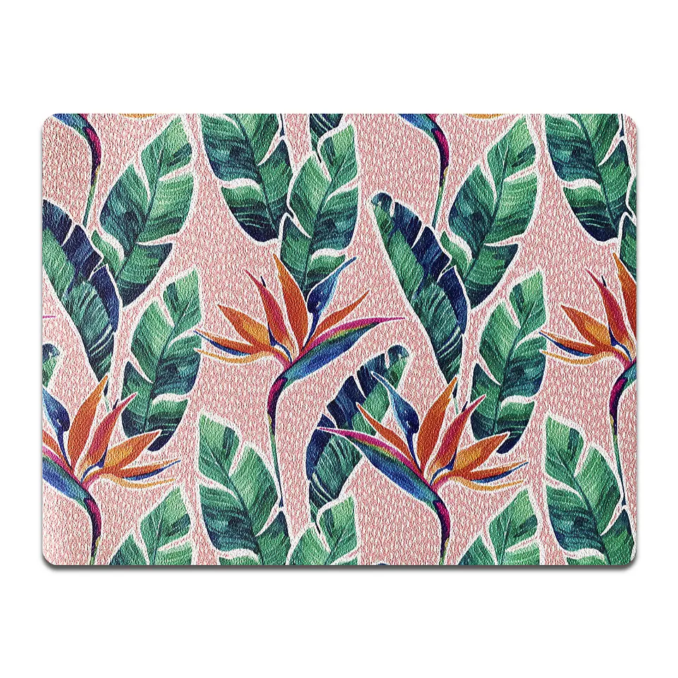 Set 8 Individuales Ave del Paraíso Rectangular 2
