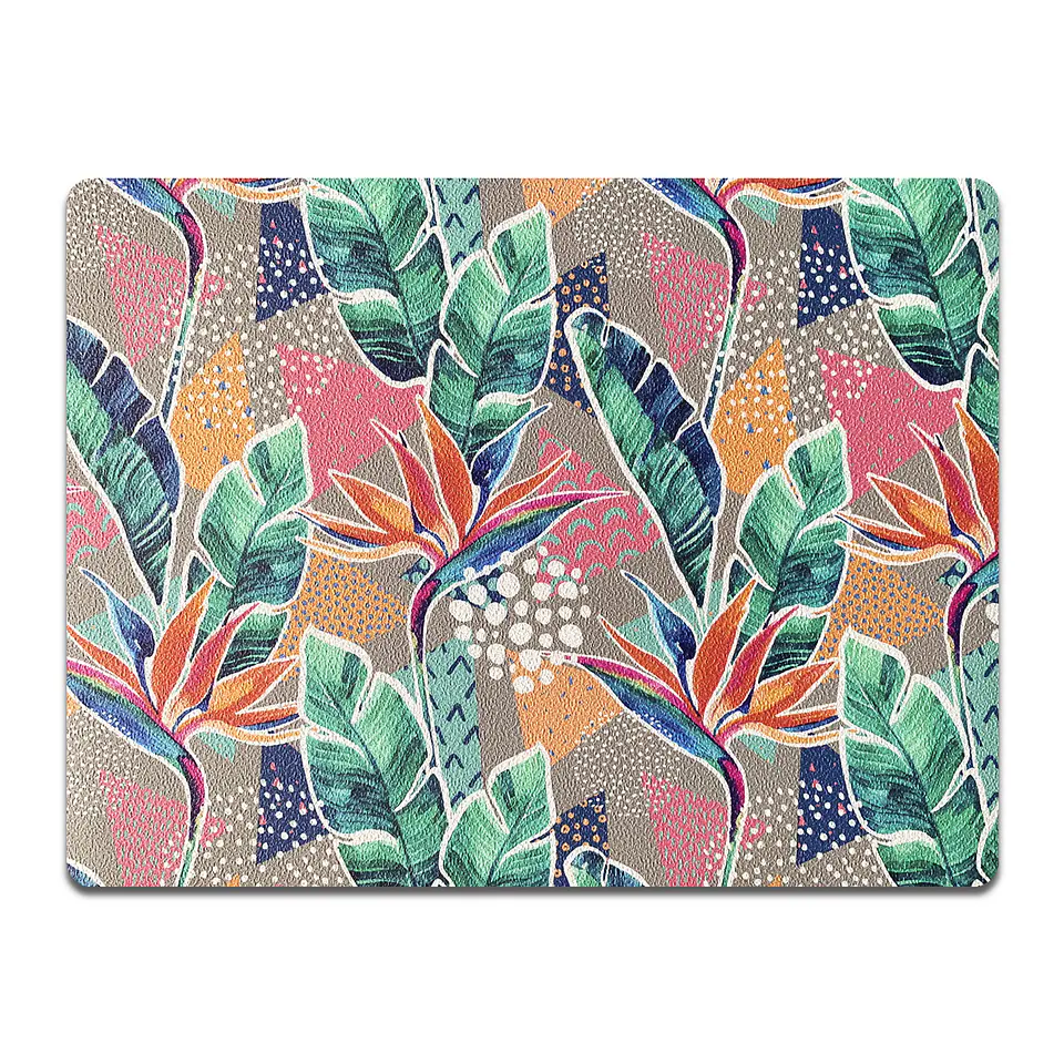 Set 8 Individuales Ave del Paraíso Rectangular 8