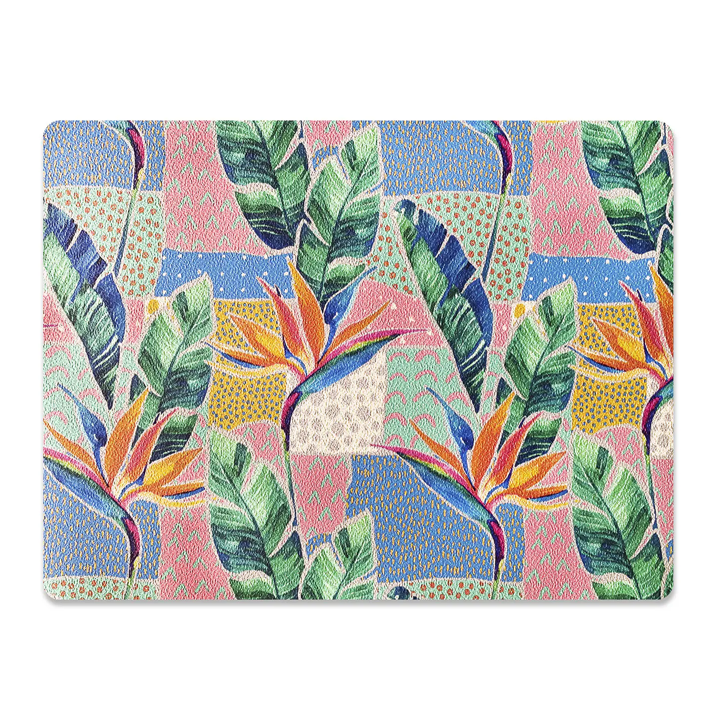 Set 8 Individuales Ave del Paraíso Rectangular 11
