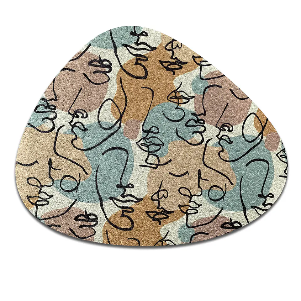 Set 6 Individuales Caras Stone 2