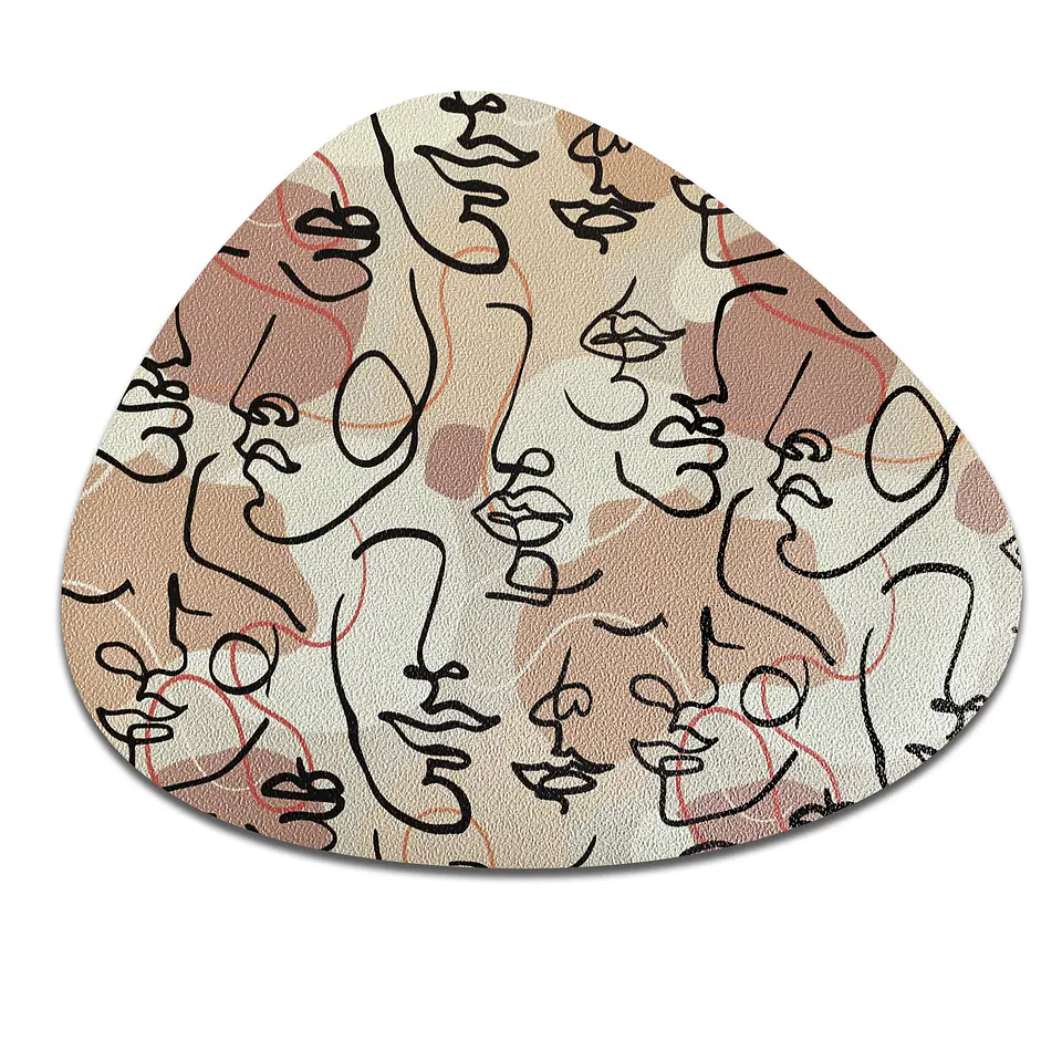 Set 6 Individuales Caras Stone 5
