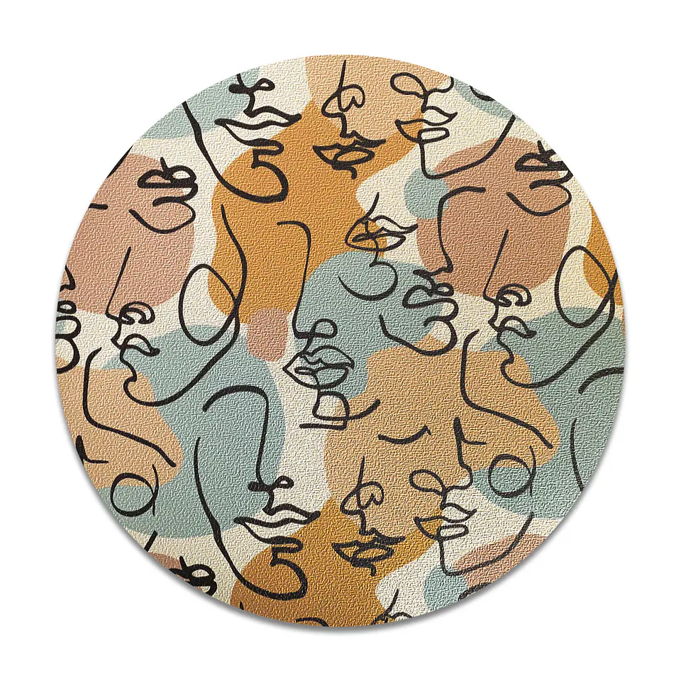 Set 6 Individuales Caras Redondo 4