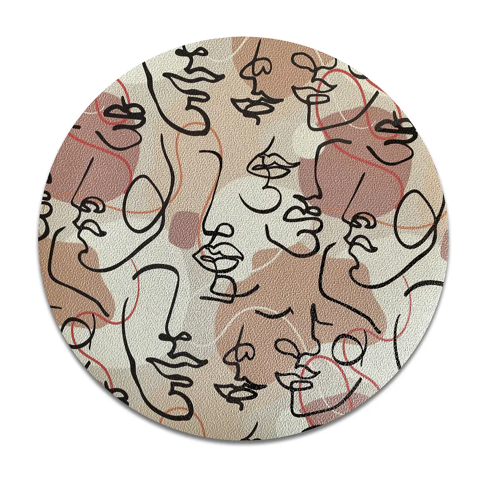 Set 6 Individuales Caras Redondo 7
