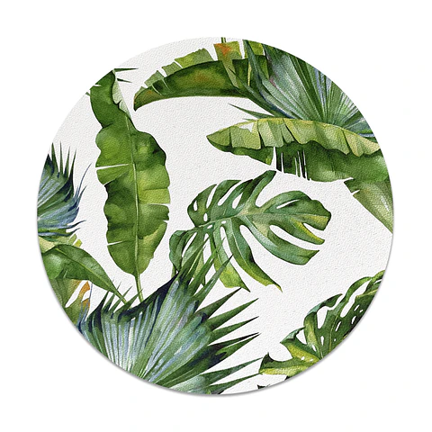 Set 6 Individuales Plantas Redondo