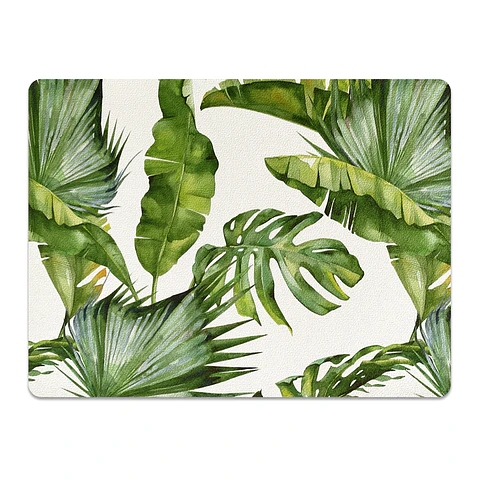 Set 4 Individuales Plantas Rectangular
