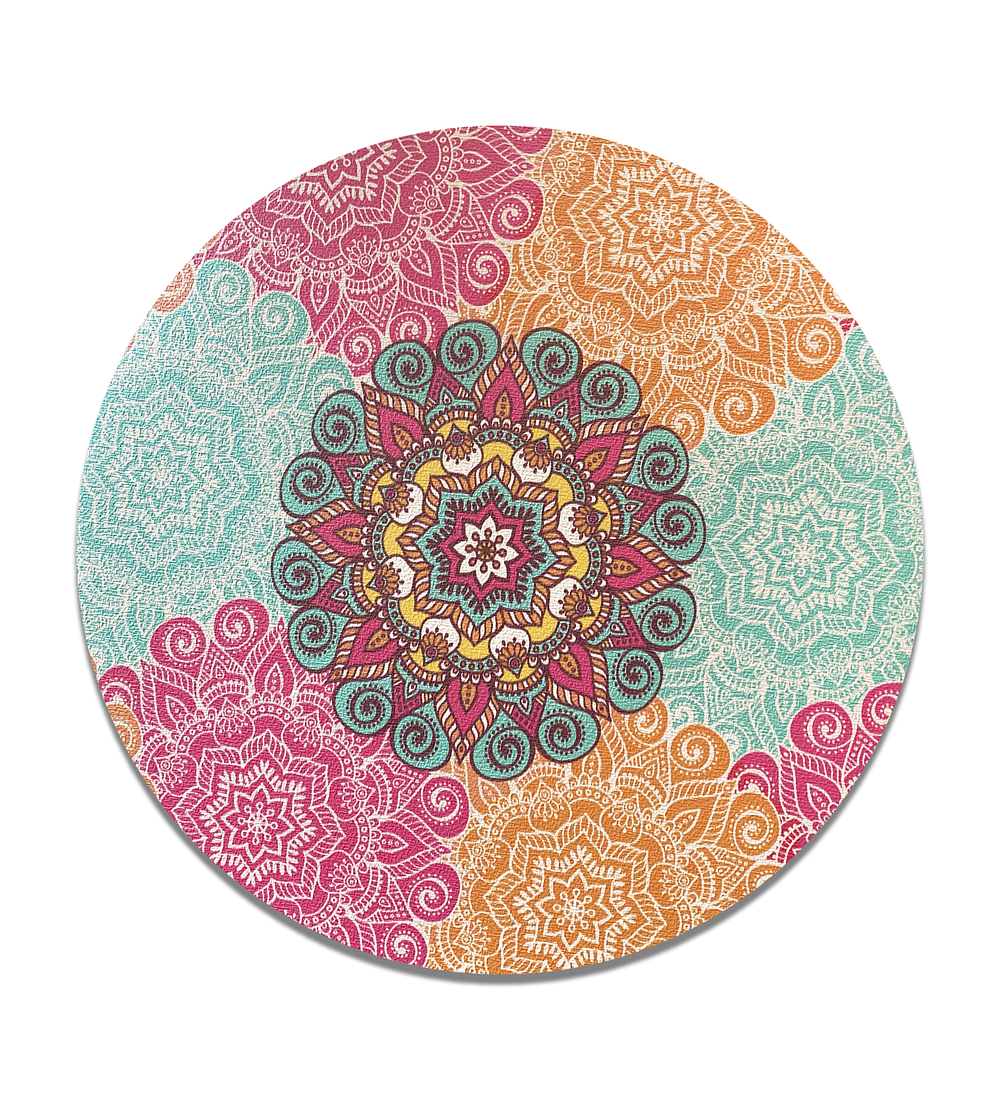 Set 6 Individuales Mandalas Redondo