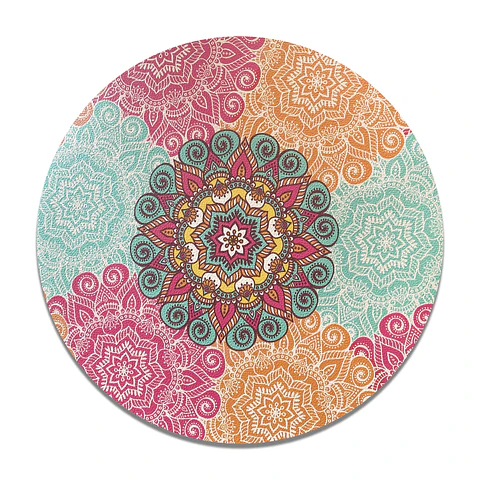 Set 6 Individuales Mandalas Redondo