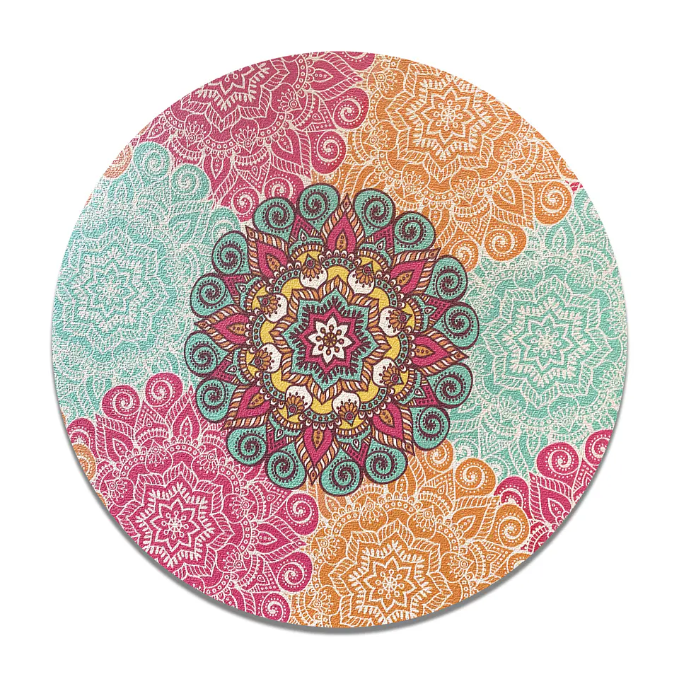 Set 6 Individuales Mandalas Redondo 2