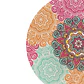 Set 6 Individuales Mandalas Redondo - Miniatura 4