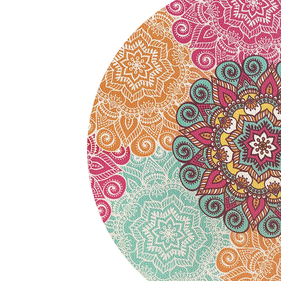 Set 6 Individuales Mandalas Redondo 4